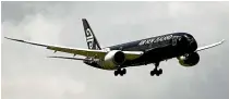  ?? STUFF ?? An Air New Zealand Boeing 787-9 Dreamliner has touched down in Shanghai after an earlier flight was turned away by Chinese authoritie­s.