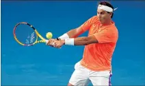  ??  ?? Figura. Nadal estrenó su temporada tenística con una victoria sobre Thiem.