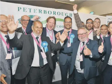  ?? ?? Elections 2022. City Council local election count at the East of England Arena - The Conservati­ve Group