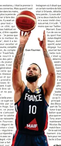  ??  ?? Evan Fournier.