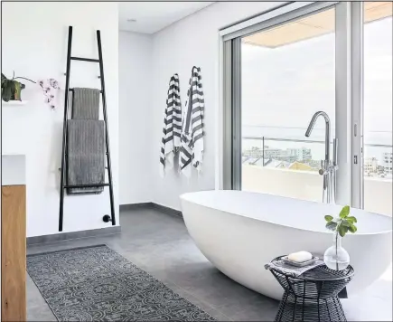  ?? PICTURE: JEEVES ?? If your budget allows, you can’t go wrong with a heated towel rail.