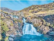  ?? ?? The Rhaeadr y Cwm falls, in Gwynedd, were mentioned in the medieval Welsh epic the Mabinogion