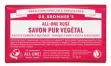  ??  ?? Savon pur végétal, Dr. Bronner’s, 5,99 € les 140 g, www.drbronner.fr.