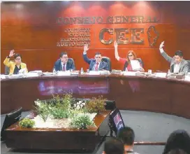  ?? LEONEL ROCHA ?? La Comisión planchó la mayoría de las candidatur­as, anoche.