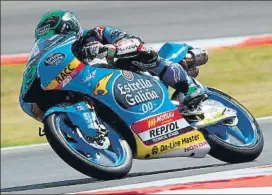  ?? FOTO: EFE ?? Primera pole de Bastianini en 2017 Viene de ser 2º en Siverstone y ahora pole