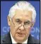  ??  ?? Secretary of State Rex Tillerson called the Russian handling of Syria “incompeten­t.”