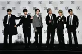  ?? (Korean boy band BTS. Image by Jung Yeon-je / AFP) ??