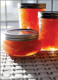  ?? Food styling/KELLY BRANT Arkansas Democrat-Gazette/THOMAS METTHE ?? Clementine-Saffron Marmalade brings sunshine to the table any time of year.