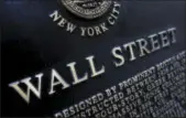  ?? MARK LENNIHAN — THE ASSOCIATED PRESS FILE ?? Shaky results from consumer companies dragged the U.S. stock market lower on Tuesday as shares of well-known names like appliance maker Whirlpool and athletic apparel maker Under Armour suffered their worst declines in years.