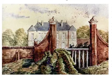  ??  ?? Le château de Valines (gravure de 1853)