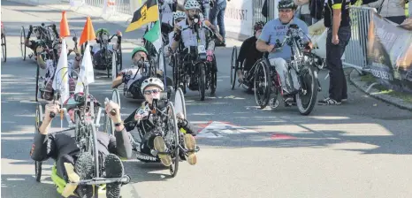  ?? FOTO: MICHAEL TSCHEK ?? Wie im Vorjahr (Bild) stehen auch am kommenden Sonntag, 22. Juli, Handbike-Rennen bei Rad & Roll auf dem Programm.