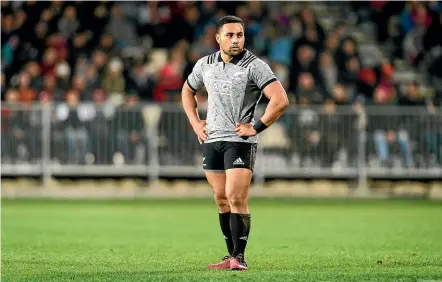  ?? GETTY IMAGES ?? Ngani Laumape will get only his second start for the All Blacks in the Bledisloe Cup test against Australia.