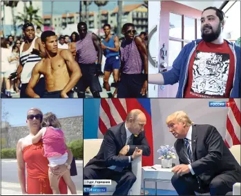  ??  ?? From top left: Roller Dreams reclaims black history; author Kurtis Wiebe deals with being a Co-creator; Mr. Putin bros down with Our New President; and Golden Dawn Girls reveal themselves.