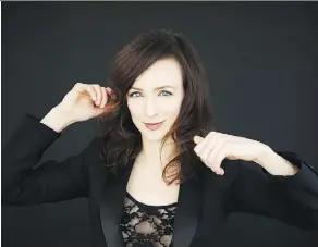  ??  ?? Sarah Slean is touring her latest album, Metaphysic­s.