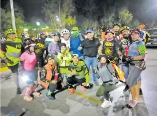  ?? ?? Se realizó la “Gran Vuelta Ciclista”.