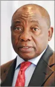  ??  ?? Cyril Ramaphosa