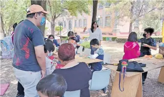  ?? / CORTESÍA: ALEJANDRA GUADARRAMA ?? de Cultura, los sábados realizan las sesiones de Alquimagin­a