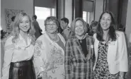  ??  ?? Bonfils-stanton Foundation staffers, from left: Sarah Saffari, Monique Loseke, Ann Hovland and Gina Ferrari.