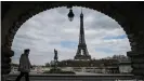  ??  ?? One of the world's most recognizab­le landmarks, the Eiffel Tower, remains closed for the time being