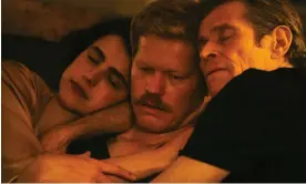  ?? Photograph: Atsushi Nishijima/SEARCHLIGH­T PICTURES ?? All-star anthology … Margaret Qualley, Jesse Plemons and Willem Dafoe in Yorgos Lanthimos’s Kinds of Kindness.