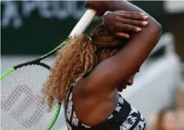  ?? © ?? Serena Williams jaagt al even op haar 24ste grandslamt­itel. afp