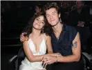  ?? Photograph: John Shearer/Getty Images ?? With Camila Cabello at the MTV Video Music awards in 2019.