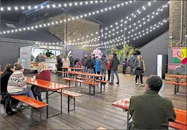  ??  ?? Bosses say the ‘Event Yard and Yard Bar’ is ideal for events including sports screenings