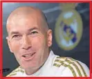  ??  ?? Zinedine Zidane.