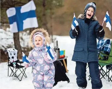 ?? ADOBE STOCK ?? Es ist nicht jeder lustig aufgelegt, der lacht: Kinder in Finnland