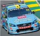  ?? ?? Left, the Precept concept; above: the Polestar Volvo raced in V8 Supercars.