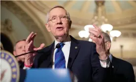  ?? Photograph: Michael Reynolds/EPA ?? Harry Reid, who grew up in Searchligh­t, Nevada, is survived by his wife, Landra, five children and 19 grandchild­ren.