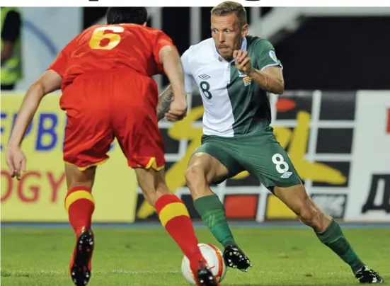  ??  ?? Wales of a time: Craig Bellamy’s appearance on Friday night in the defeat to Macedonia could be one of his last for the national team