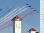  ??  ?? FINALE The Red Arrows display team