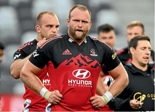  ?? GETTY IMAGES ?? Crusaders prop Joe Moody will be available for his team’s Super Rugby opener against the Chiefs in February.