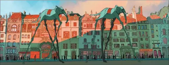  ?? Buñuel in the Labyrinth of the Turtles ?? SALVADOR SIMÓ’S animated graphic novel adaptation blurs reality, manipulati­on and the subconscio­us as it explores a key chapter in the life of auteur Luis Buñuel.