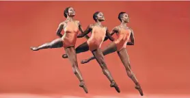  ?? PHOTO PROVIDED/RACHEL NEVILLE ?? Dance Theatre of Harlem performs Wednesday at the Marcus Performing Arts Center.