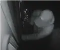  ??  ?? One of the burglars was caught on camera