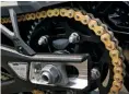  ??  ?? Will maintenenc­e-free chains mean the same for sprockets?