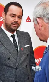  ??  ?? Relatives: Danny Dyer and the prince