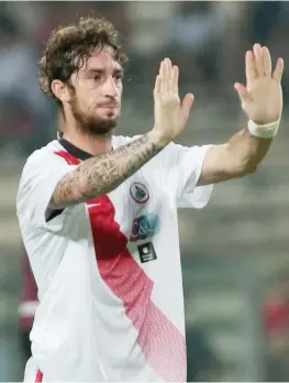  ??  ?? Filippo Porcari, 31 anni, promosso in Serie A col Carpi di Castori nella scorsa stagione