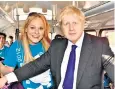 ??  ?? Boris Johnson, then mayor of London, with Jennifer Arcuri at a tech summit in 2012