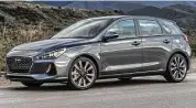  ?? Hyundai photo ?? Longer and wider, the 2018 Hyundai Elantra GT hatchback could wind up being classified by the EPA as a large car.