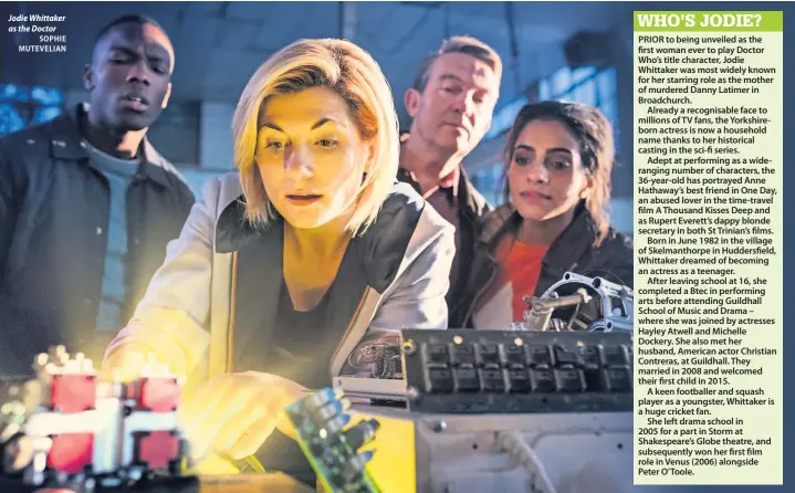  ?? SOPHIE MUTEVELIAN ?? Jodie Whittaker as the Doctor