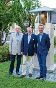  ?? Foto: Michael Rosner ?? Das neue Präsidium des Lions Clubs Friedberg sind (von links) Schatzmeis­ter Hans Deiml, Präsident Dieter Weidner und Past Präsident Martin Kleiner.