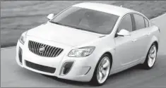  ?? General Motors via Wieck ?? Buick Regal GS: Has 270 horsepower with an EPA highway rating of 27 mpg.