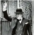  ?? Archivfoto: dpa ?? Bis heute der Held der Briten: Premier Winston Churchill.
