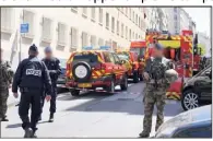  ?? (Photo La Provence) ?? Le e arrondisse­ment de Marseille avait l’air d’un camp retranché hier.