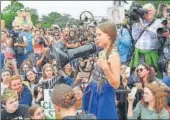  ?? AFP ?? Swedish activist Greta Thunberg at an event in Washington.