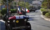  ??  ?? Le défilé des véhicules militaires de l’associatio­n GMC de La Seyne est toujours très attendu.