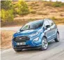  ??  ?? FOTO: FORD Der neue Ford EcoSport.